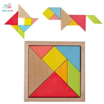 bộ xếp hình Tangram